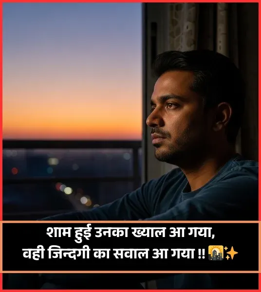 Good Evening Shayari in Hindi Good Evening Shayari in Hindi