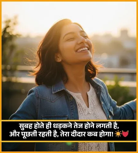 Good Morning Shayari for Gf