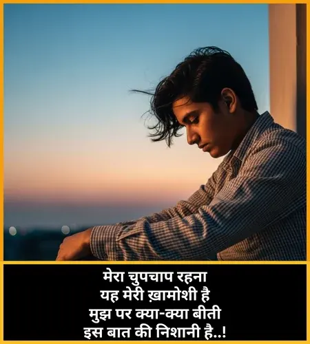 Heart Touching Khamoshi Shayari