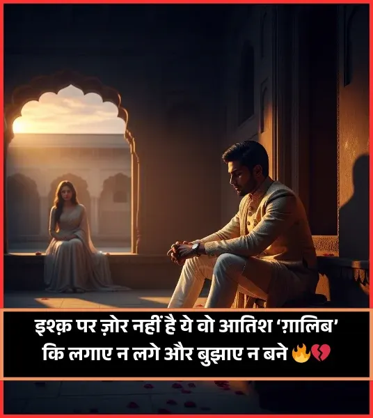Ishq Shayari in Hindi 2 Lines