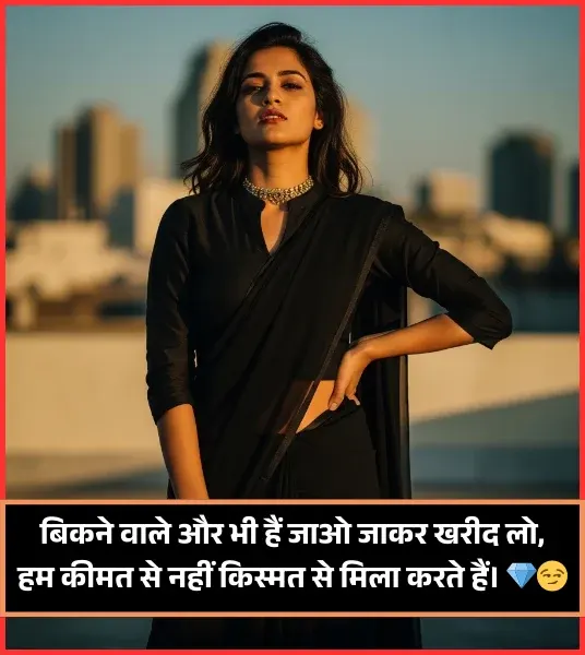 Ladkiya Gali Gali Attitude Shayari for Girls