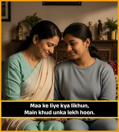 Maa Ke Liye Shayari in English