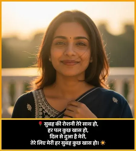 Romantic Good Morning Shayari