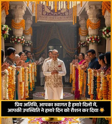 Chief Guest Welcome Shayari for Guest in Hindi Chief Guest Welcome Shayari for Guest in Hindi